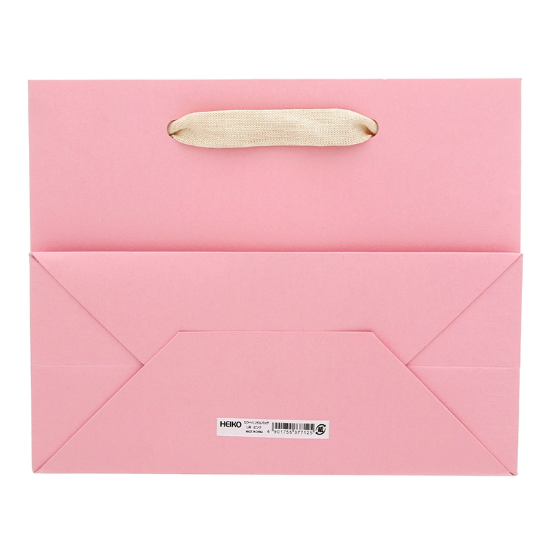 HEIKO 手提げ紙袋 カラーハンドルバッグ LW ピンク 5枚｜【シモジマ】包装用品・店舗用品の通販サイト