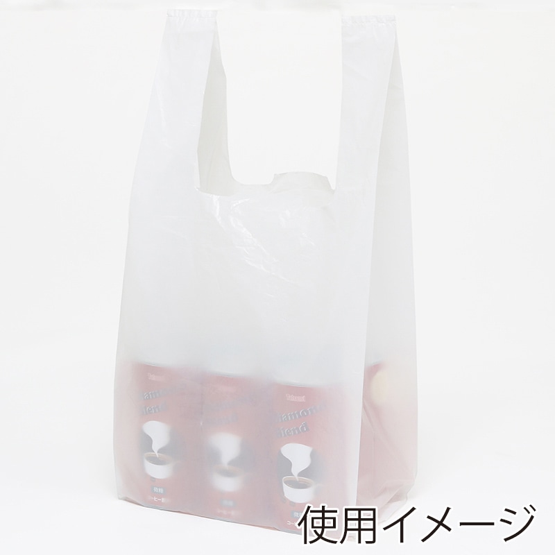 (まとめ)乳白レジ袋 No8 100枚入×60 - 5