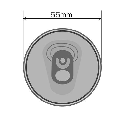 【直送品】BMターゲット 缶シーリング専用容器 円柱　620ml Y－YL650 1個（ご注文単位100個）