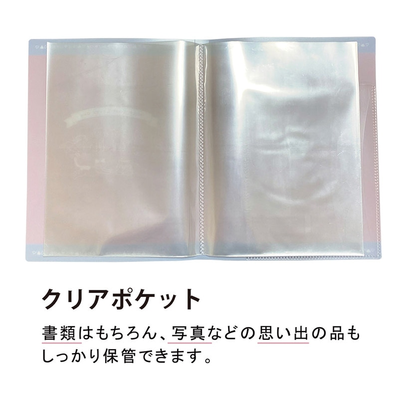 【直送品】 エヒメ紙工 クリアブック A5 PET－BP　ピンク 1個（ご注文単位3個）