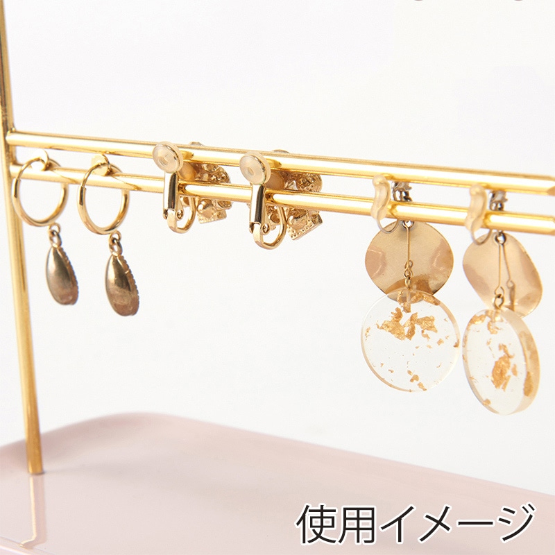 【MIANSAI】メリディアン スタッド イヤリング☆関税・送料込☆ バランス プラス イヤリング (クリップタイプ) E-4463-18KYG-UC