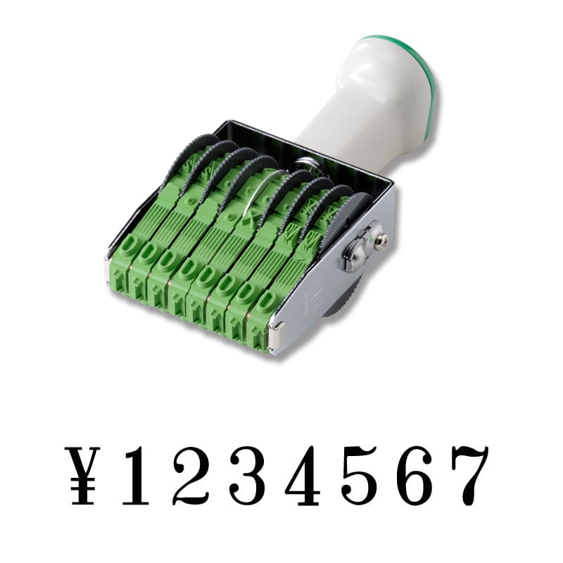 格安激安-（まとめ）サンビー 回•転印 欧文1号6連 TK016 明朝体：家•具