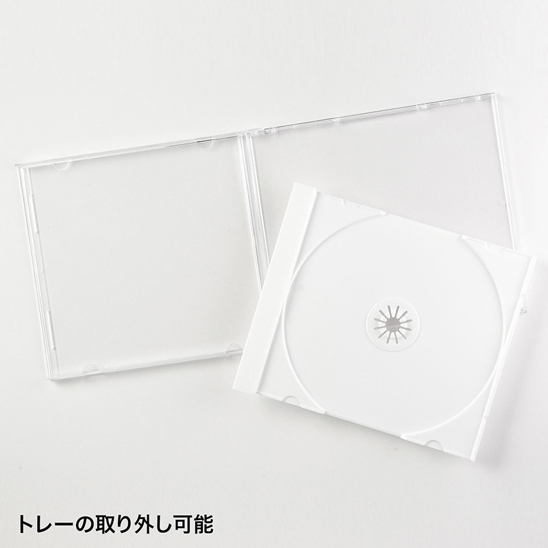 【直送品】 サンワサプライ Blu－ray・DVD・CDケース  FCD－PN30WN　ホワイト 1個（ご注文単位1個）