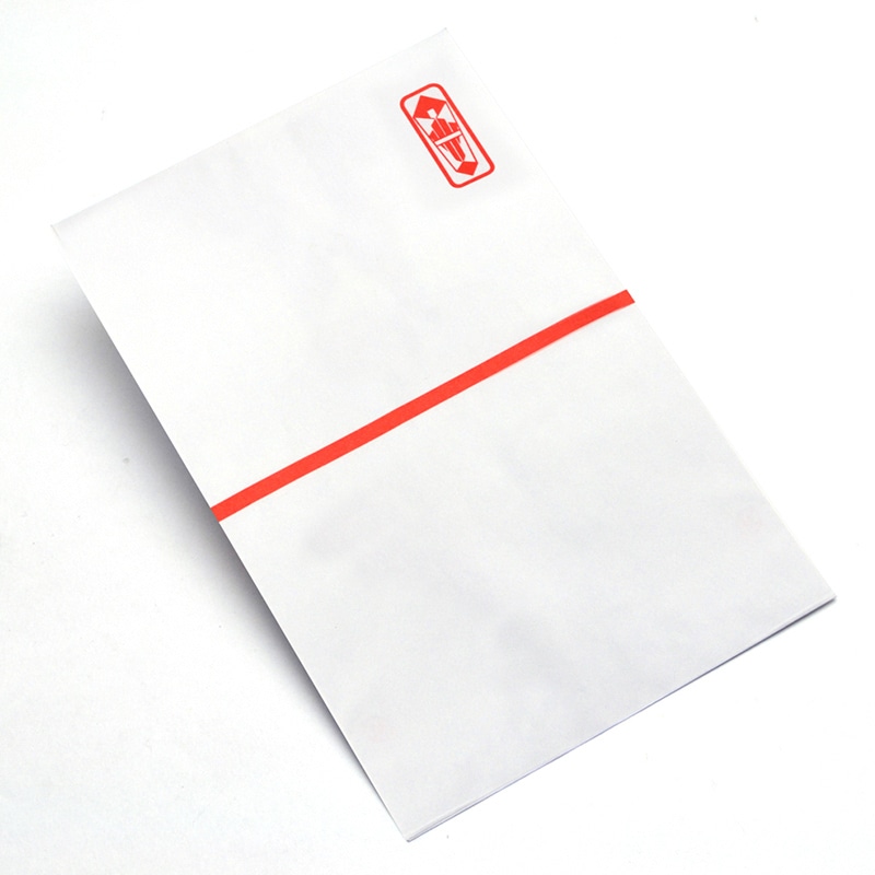 【直送品】 ササガワ 粗品袋 赤棒 5－701　300枚 1箱（ご注文単位1箱）