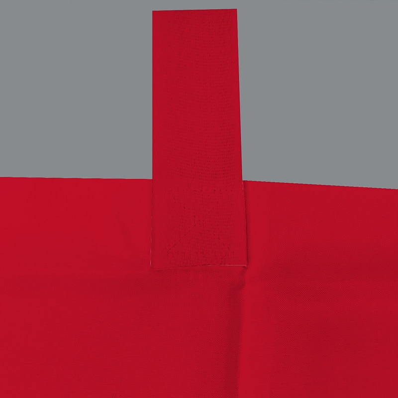 ササガワ 紅白幕 1800mm×9m　木綿製　紅白ロープ付 40－6500 1枚（ご注文単位1枚）【直送品】