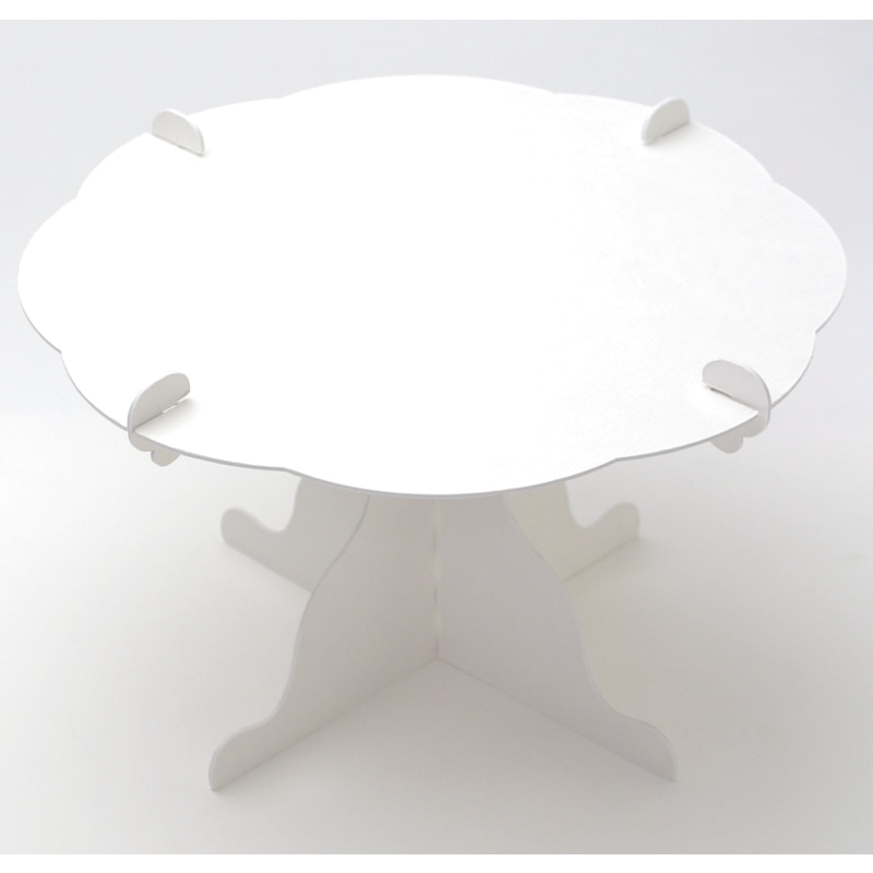 ササガワ 3段テーブル 44-5820 組立式 ホワイト 1セット(3種各1個)