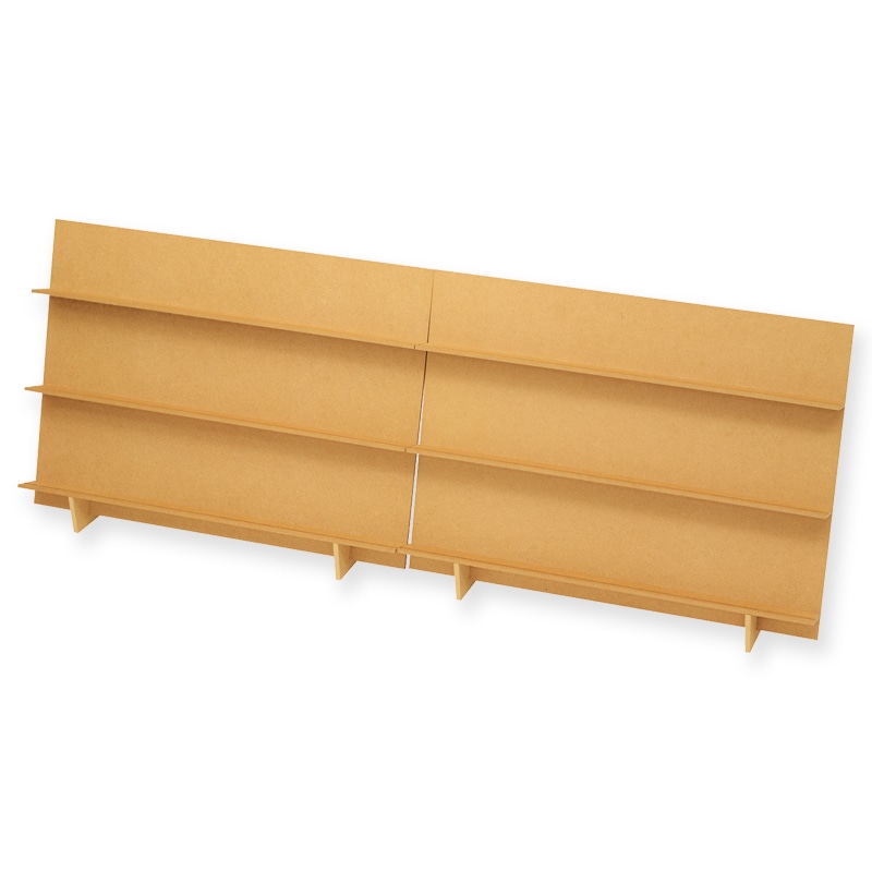 【直送品】 ササガワ 組立式木製傾斜飾り棚 2Way 44－5851 1台（ご注文単位1台）