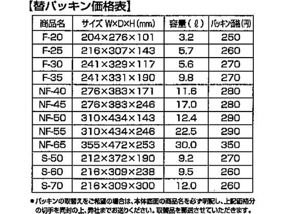 【直送品】アスベル ウィル キッチンボックス NF-40・Ag 11.6L A7609 1個（ご注文単位1個)