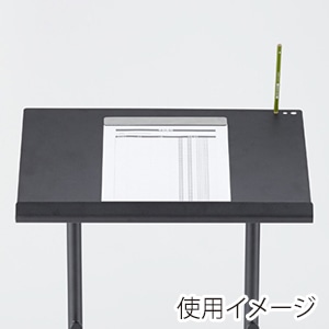 【直送品】 アール・エフ・ヤマカワ 記帳台　A3 ブラック RFKCD－A3BK 1台（ご注文単位1台）