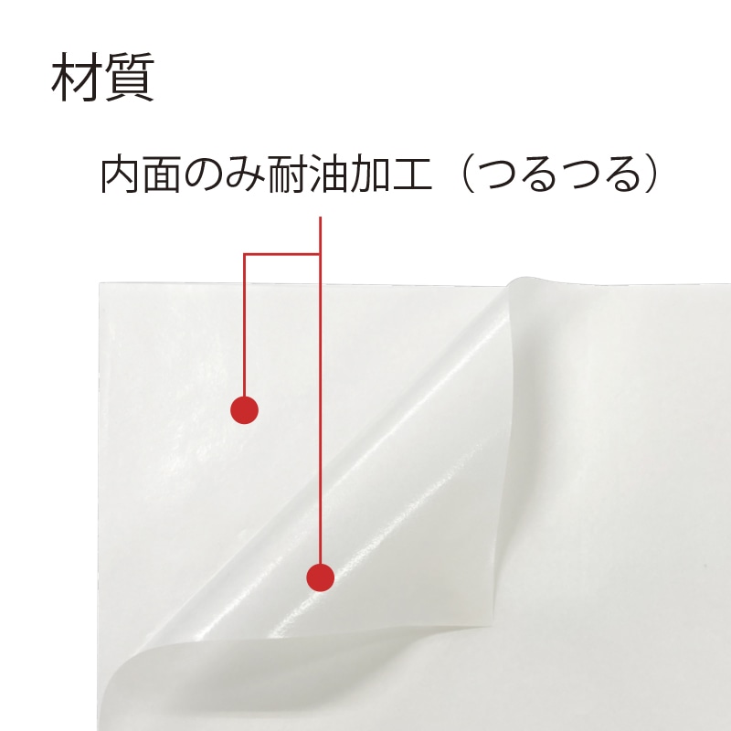 【オリジナル印刷】特注小ロットバーガー袋 L－180－185　白 2色　3000枚