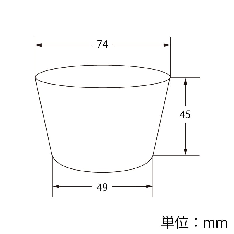 HEIKO 製菓資材 透明カップ A-PET 4オンス 浅型 口径74mm 透明 50個
