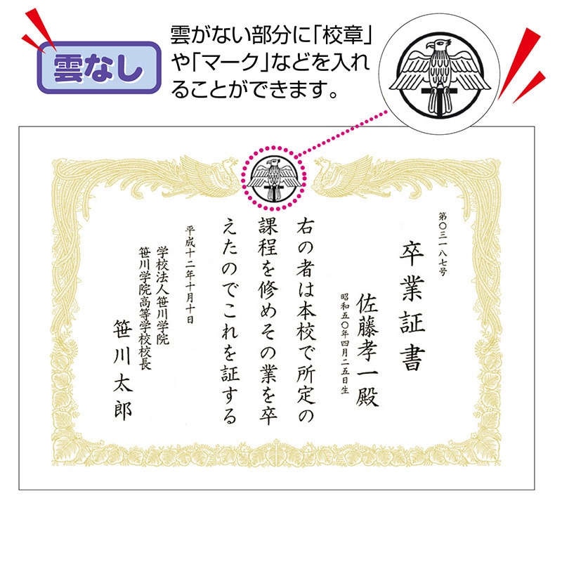 コクヨ 賞状用紙 OA対応 B4 タテ書き カ-SJ104 - 帳簿、伝票、事務書類