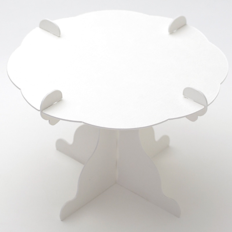 ササガワ 3段テーブル 44-5820 組立式 ホワイト 1セット(3種各1個)