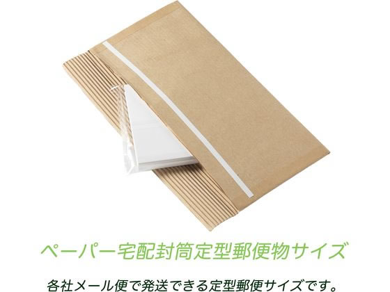 【直送品】紺屋商事 ペーパー宅配封筒 定型郵便サイズ 10枚入 1パック（ご注文単位1パック)