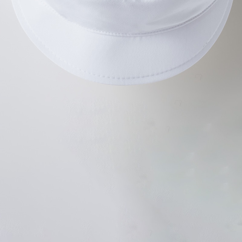 【直送品】住商モンブラン(株) 9-1531_M 頭巾帽子 男女兼用白　M エコ 1枚（ご注文単位1枚）