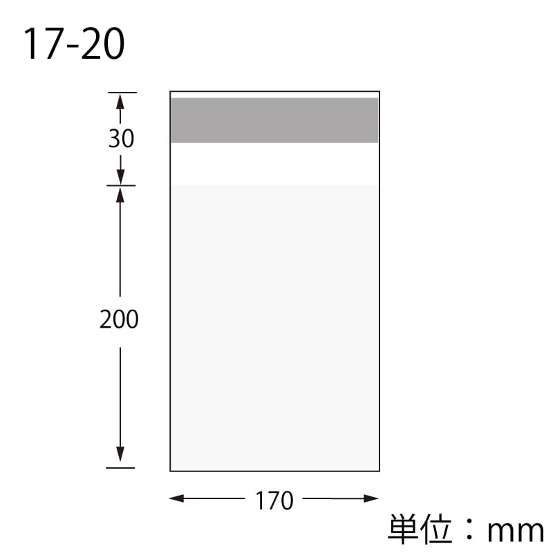HEIKO OPボードン袋 T 17-20 アルミテープ 100枚｜【シモジマ】包装用品・店舗用品の通販サイト