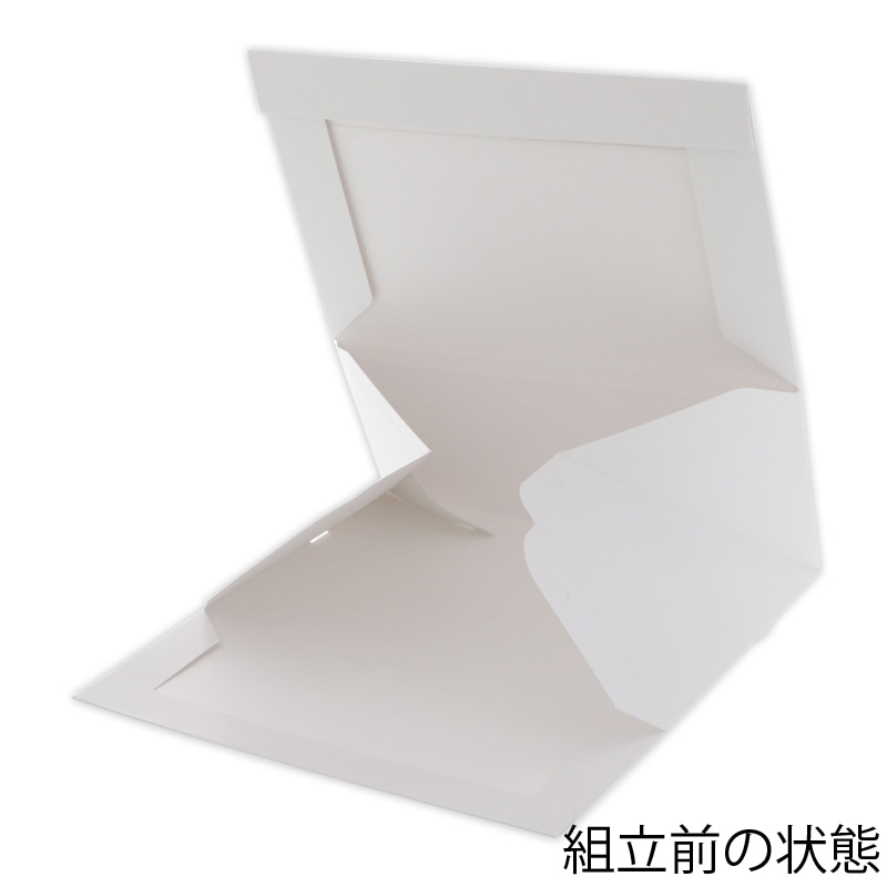 シモジマ オンライン Heiko 箱 サイドオープンケーキ箱 4号 白 ケーキ8個用 10枚 包装用品 店舗用品の通販サイト