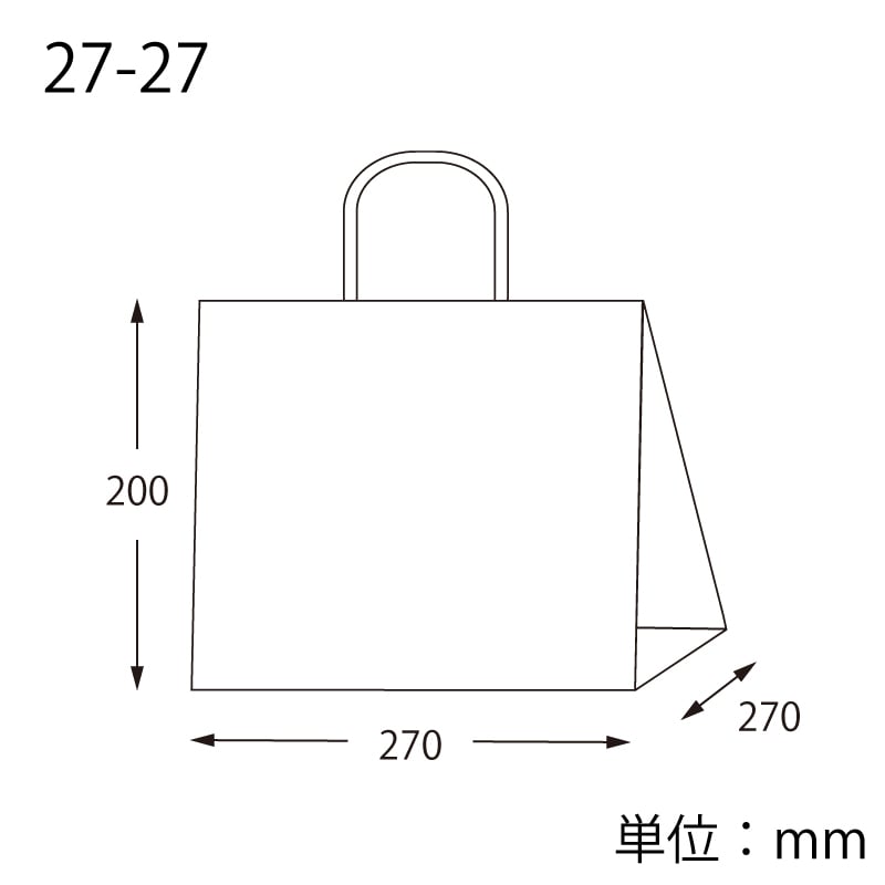 ケース販売HEIKO 紙袋 スムースバッグ 18-07 未晒無地 003156902 1ケース(25枚入×12袋 合計300枚)