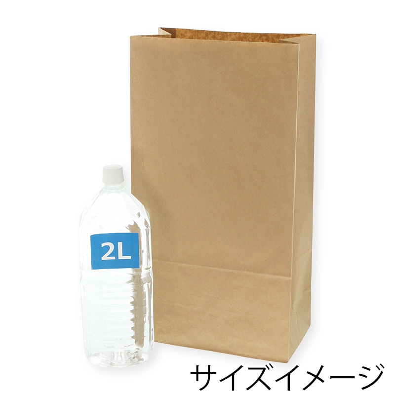 HEIKO 紙袋 角底袋 LL 未晒無地 100枚