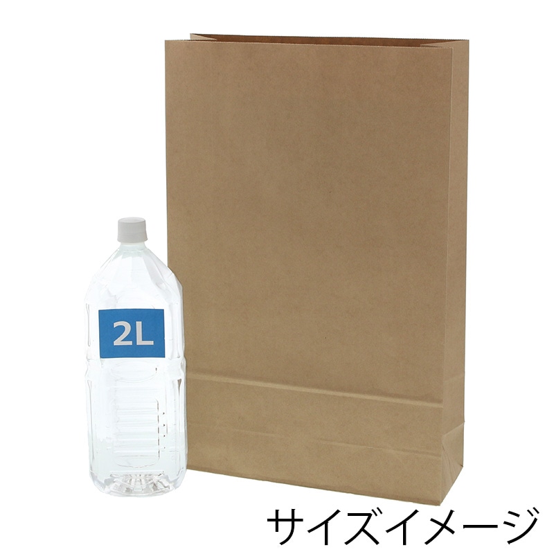 ケース販売 HEIKO 宅配袋 L 撥水未晒無地(25枚×8個 計200枚)004192231