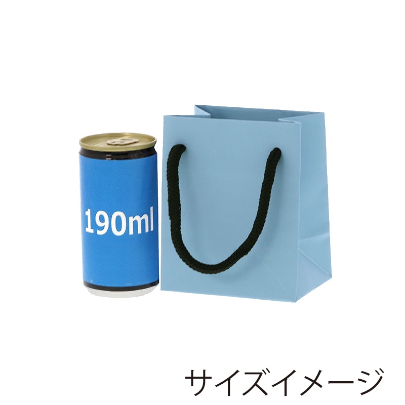 HEIKO 紙袋 ブライトバッグ T-5 アースブルー(マットタイプ) 10枚