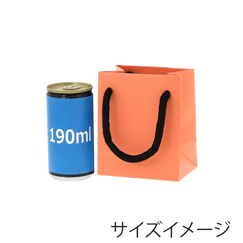 HEIKO 紙袋 ブライトバッグ T-5 ジョリーコーラル(マットタイプ) 10枚