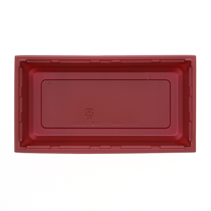 アクタ 弁当容器 ワン折重(ソコ) 73×38A 赤 50枚