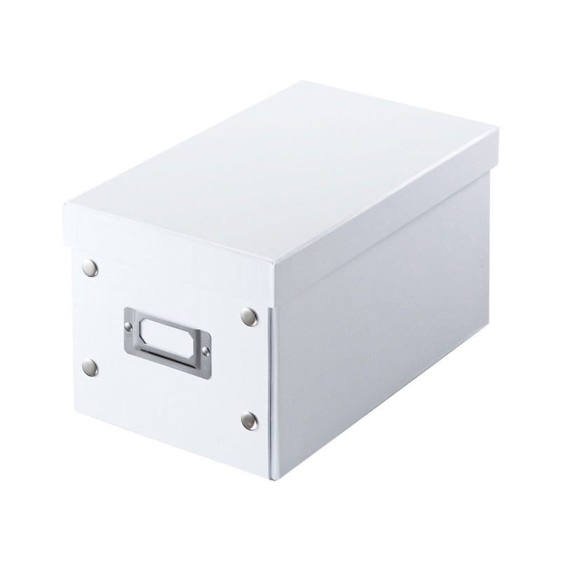 【直送品】 サンワサプライ 組み立て式　CDBOX ホワイト　W165mm FCD－MT3WN 1個（ご注文単位1個）