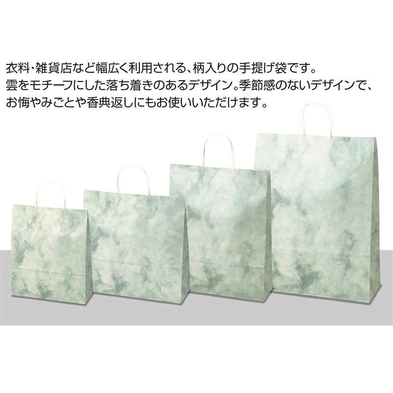 【直送品】 ササガワ 手提げ紙袋 ルネッサンスG　小　50枚 50－5110 1包（ご注文単位1包）