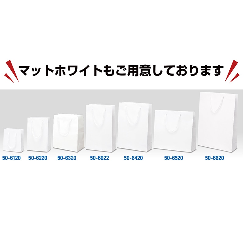 【直送品】 ササガワ 手提げ紙袋　マットブラック Y－38　H－50 50－6721 1枚（ご注文単位10枚）