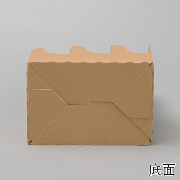 【直送品】 和気 リカーキャリーケース 6本入 クラフト 50枚/箱（ご注文単位1箱）