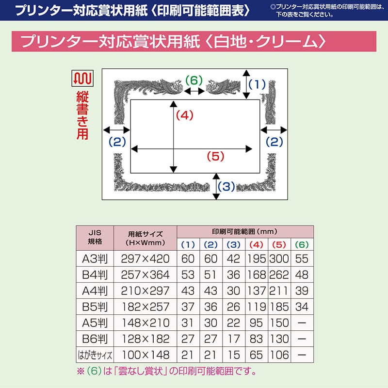 【直送品】 ササガワ ミニ賞状用紙 縦書用　A5判 10－1650　100枚 1箱（ご注文単位1箱）