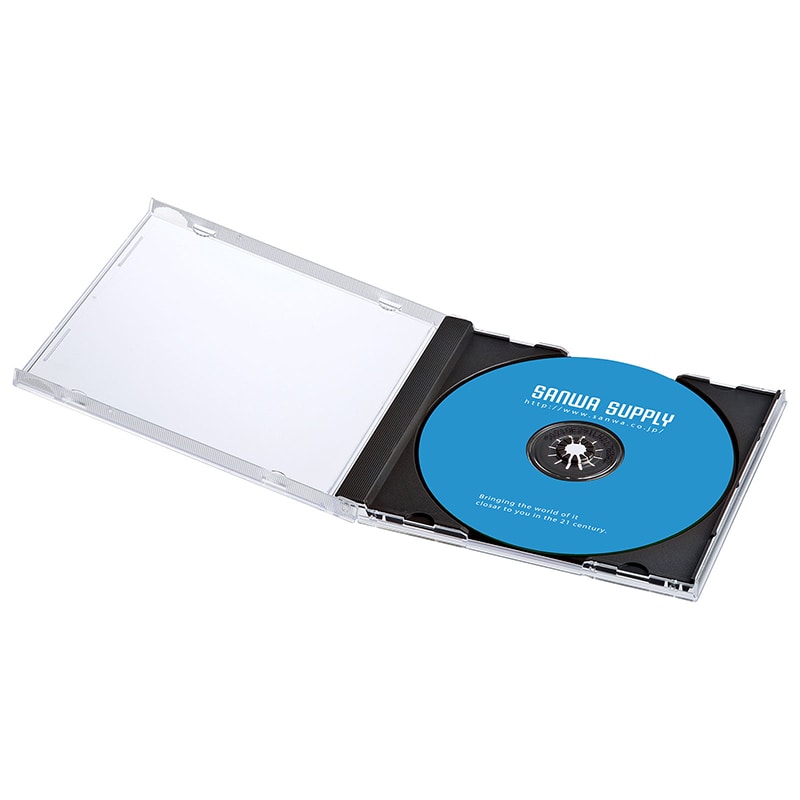 【直送品】 サンワサプライ Blu－ray・DVD・CDケース  FCD－PN10BKN　ブラック 1個（ご注文単位1個）