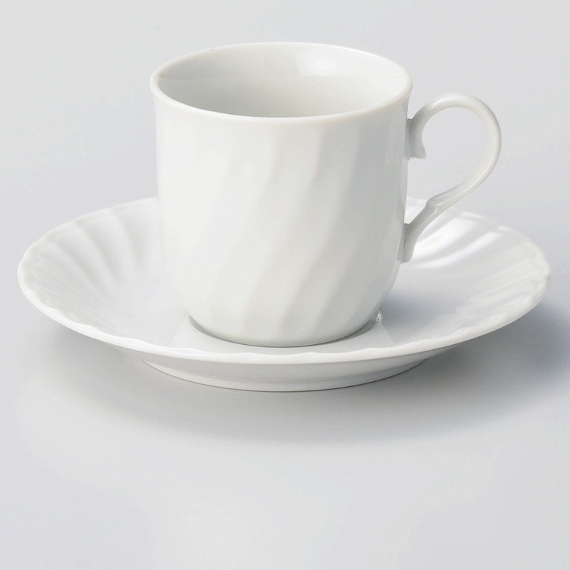 金正陶器 白ネジコーヒー受皿 1個（ご注文単位1個）【直送品】