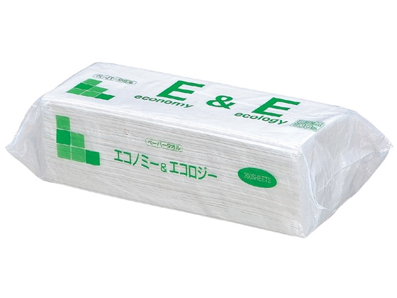 太洋紙業 ペーパータオルE&E 200枚 1個（ご注文単位1個)【直送品】