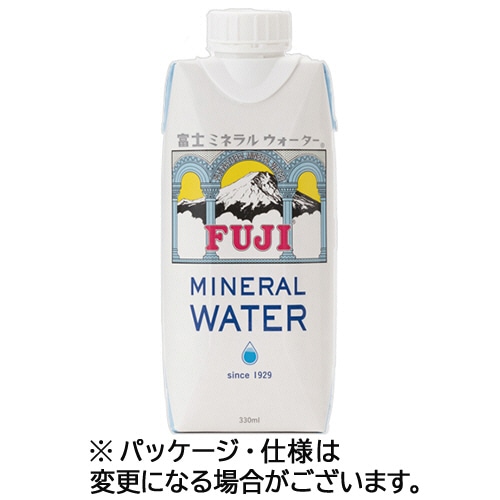 富士ミネラルウォーター 330ml 紙パック 1セット（36本：18本×2