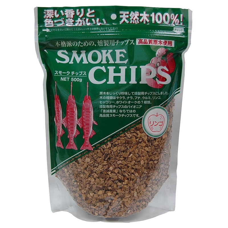 進誠産業 燻煙材 スモークチップ リンゴ 1個(500g)