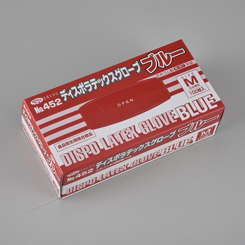 ディスポ ラテックスグローブ（天然ゴム手袋） パウダーフリー Ｌサイズ １００枚入 ×10個セット - 4