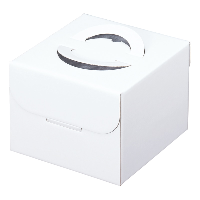 【直送品】 和気 デコ箱　手提ホワイト　HP130 6号 2－006－13 100枚/箱（ご注文単位1箱）