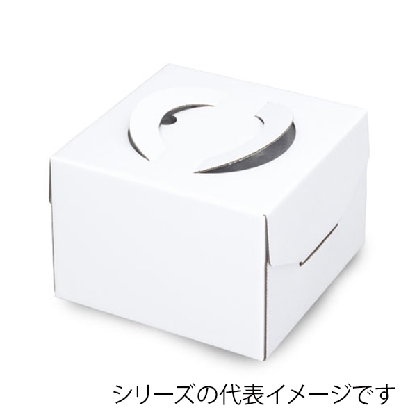 【直送品】 キャリーデコケース　保冷ホワイト 4．5 53014 100枚/箱（ご注文単位1箱）
