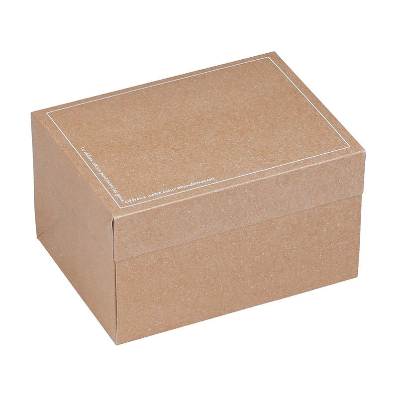 【直送品】 ヤマニパッケージ 洋菓子箱　フードサービス ナチュール　＃6 20－532N 300枚/箱（ご注文単位1箱）