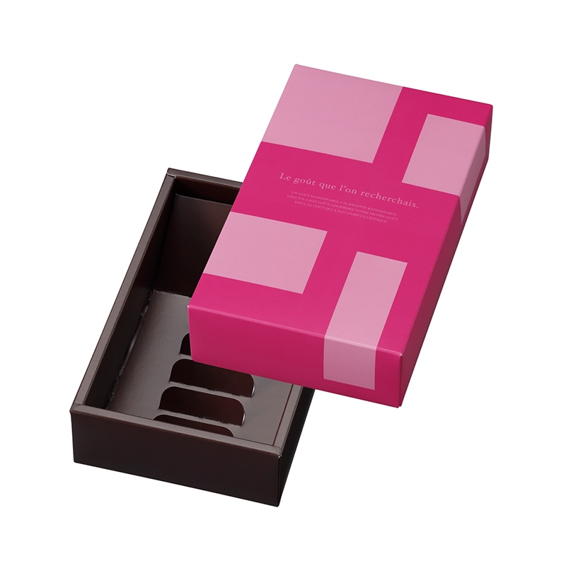 【直送品】 ヤマニパッケージ 洋菓子箱　ガトーセックギフト ピンク　S 20－2153P 150セット/箱（ご注文単位1箱）