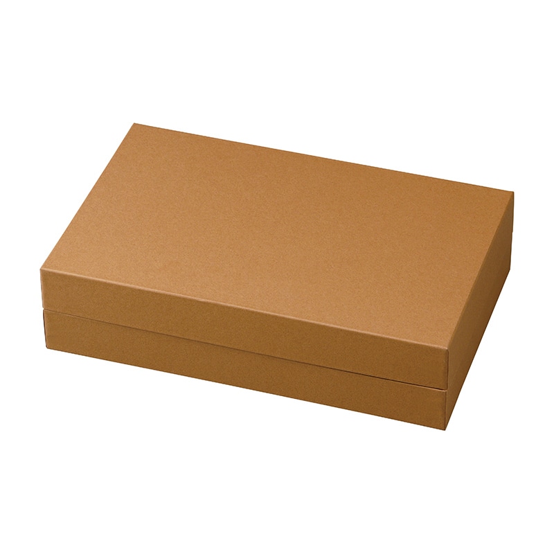 【直送品】 ヤマニパッケージ エクラン貼箱 ブラウン　L 20－2197 28個/箱（ご注文単位1箱）