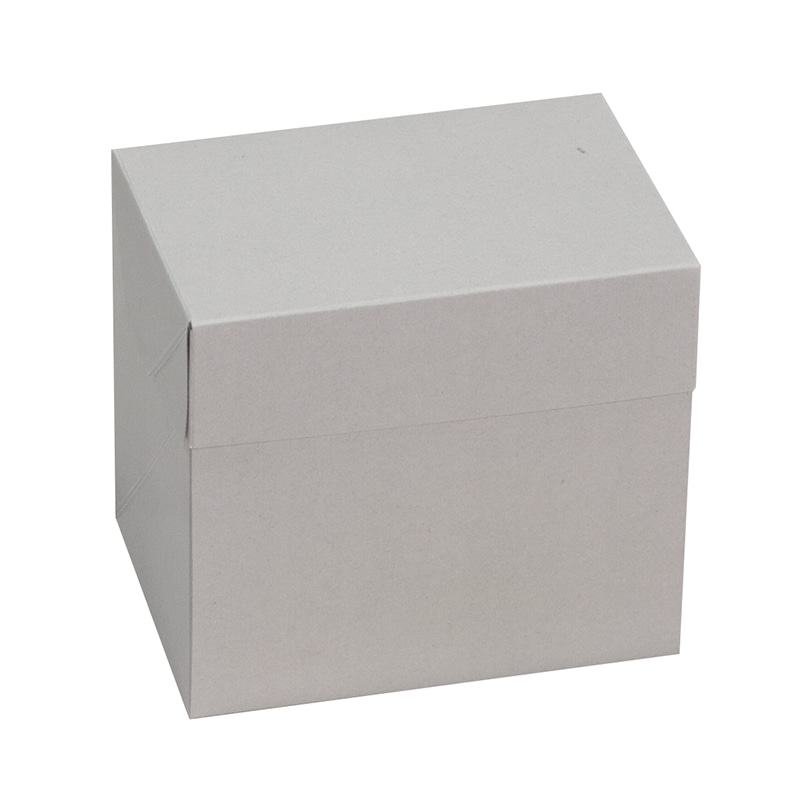 【直送品】 ヤマニパッケージ ケーキ箱　フードサービス110　HSグレー ＃4 20－2346 50枚/パック（ご注文単位8パック）