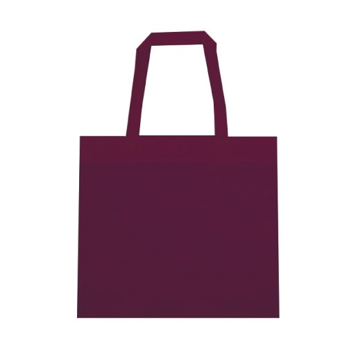 【直送品】㈱三和 不織布　手提バッグ  SW3835－35　ワインレッド 50枚/袋（ご注文単位1袋）