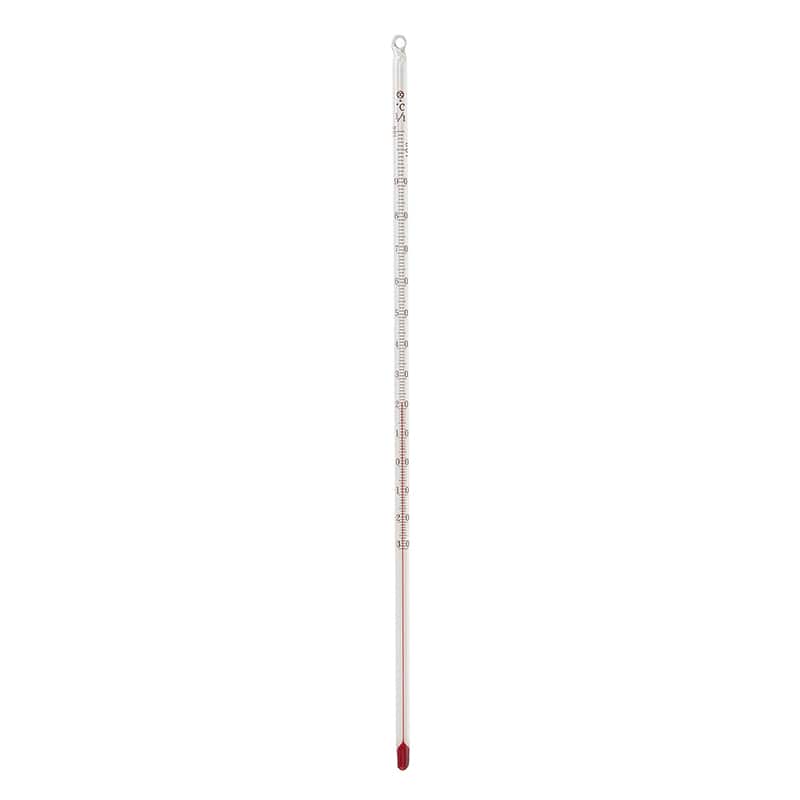 【直送品】 赤液棒状温度計　－30～105℃　1／1 30cm  1本（ご注文単位1本）