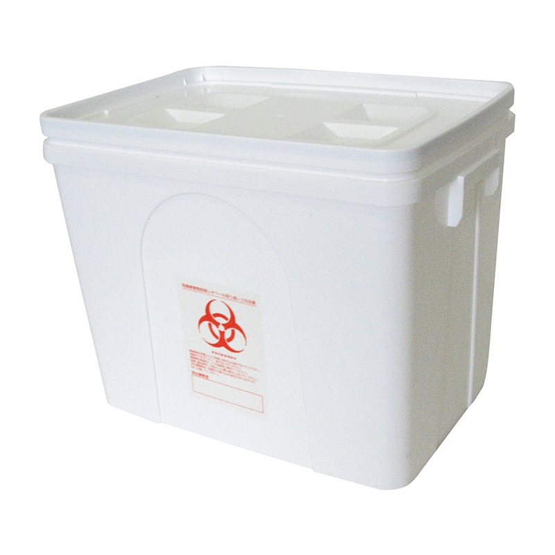 レオペール　感染性医療廃棄物容器　40L 470×320×370mm ハザード：赤 20個/箱（ご注文単位1箱）【直送品】