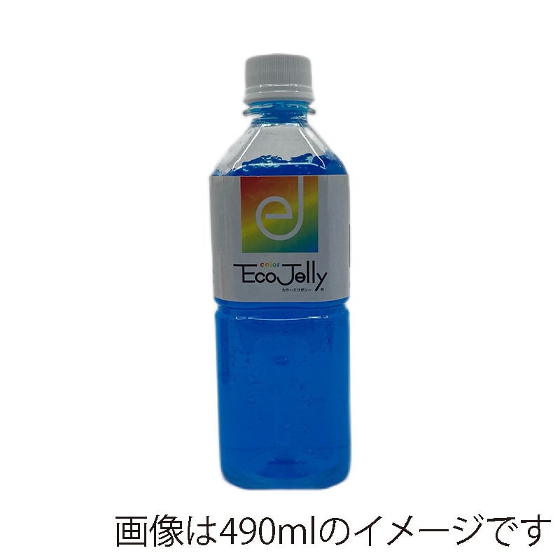 カラーエコゼリー 1000ml　ペットボトル 青　12本 1箱（ご注文単位1箱）【直送品】
