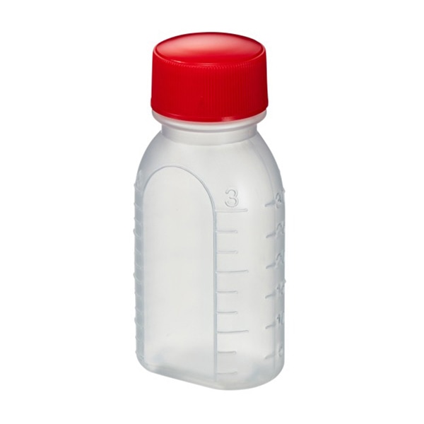 投薬瓶PPB　滅菌済　少数包装　30cc 20本入　キャップ：赤  1個（ご注文単位1個）【直送品】