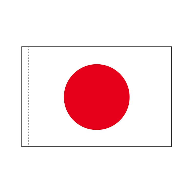 【直送品】 P・O・Pプロダクツ 手旗 国旗 日本 No.19476 1個（ご注文単位1個）
